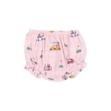 Angel Dear Golf Cart Cuties Ruffle Top & Bloomer Pink - Flying Ryno
