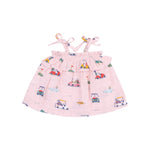 Angel Dear Golf Cart Cuties Ruffle Top & Bloomer Pink - Flying Ryno