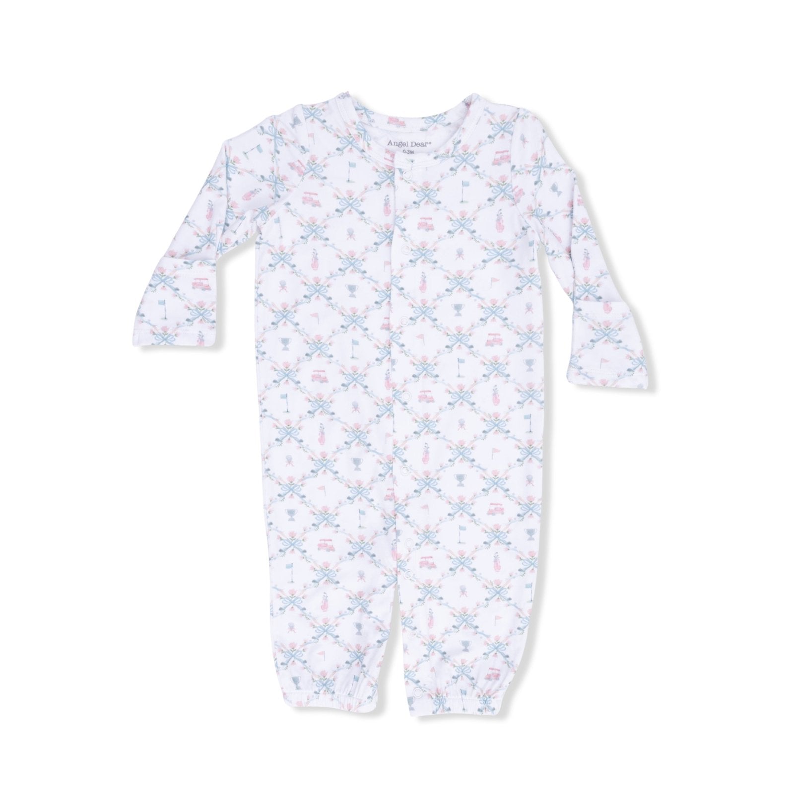 Angel Dear Golf Trellis Pink - Convertible Gown - Flying Ryno