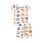 Angel Dear Groovy Vibes Stickers Loungewear Short Set - Flying Ryno