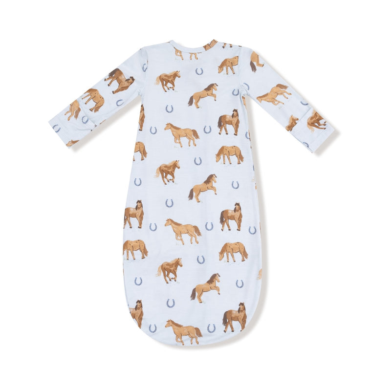 Angel Dear Horses - Blue - Bundle Gown - Flying Ryno