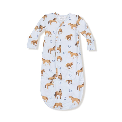 Angel Dear Horses - Blue - Bundle Gown - Flying Ryno