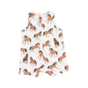 Angel Dear Horses Sleeveless Shortie Romper - Flying Ryno