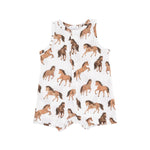 Angel Dear Horses Sleeveless Shortie Romper - Flying Ryno