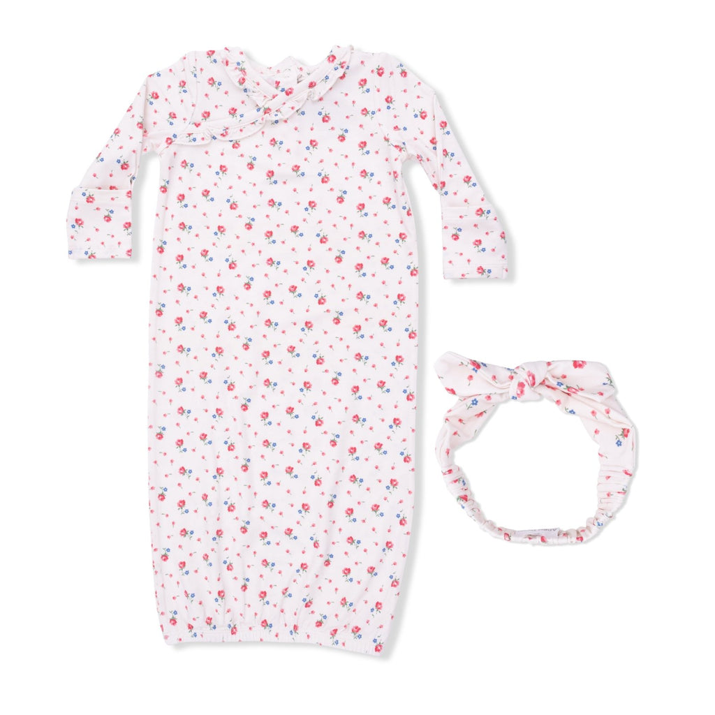 Angel Dear Joli Rosette - Kimono Gown & Knot Headband - Flying Ryno