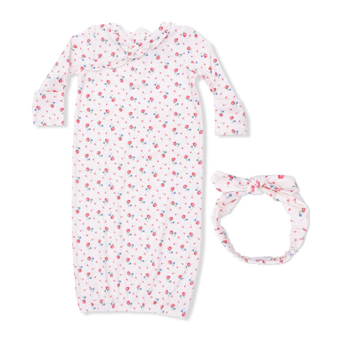 Angel Dear Joli Rosette - Kimono Gown & Knot Headband - Flying Ryno