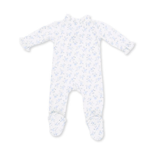 Angel Dear Kimono Ruffle Snap Footie, Rose Briar - Flying Ryno