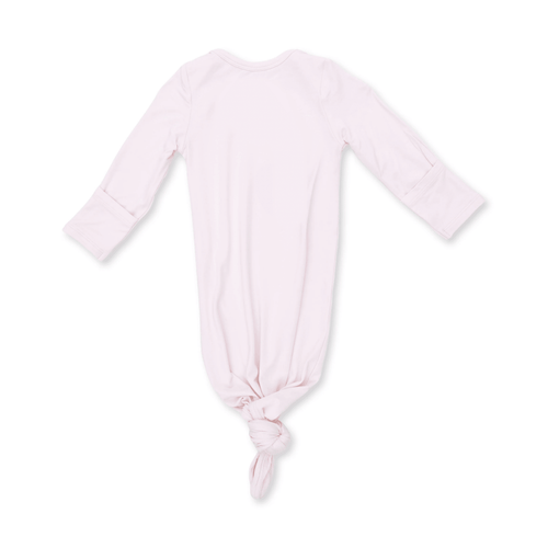 Angel Dear Knotted Gown and Knot Headband, Solid Mauve Morn - Flying Ryno