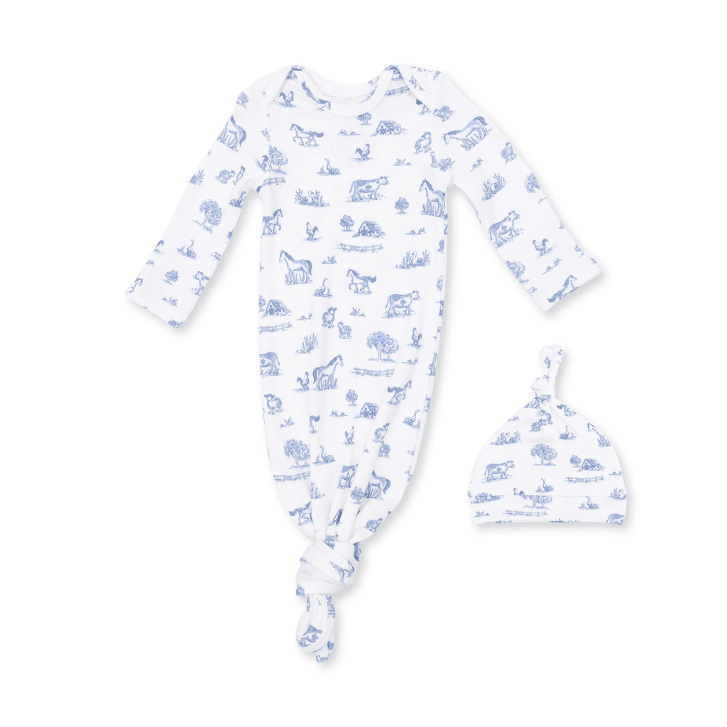 Angel Dear Knotted Gown and Knotted Hat, Farm Friends - Flying Ryno