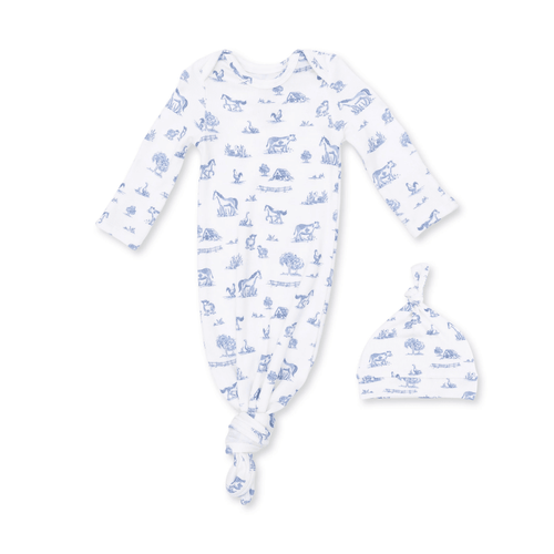 Angel Dear Knotted Gown and Knotted Hat, Farm Friends - Flying Ryno