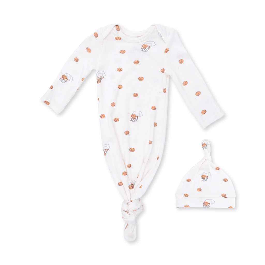 Angel Dear Knotted Gown and Knotted Hat, Mini Basketballs - Flying Ryno