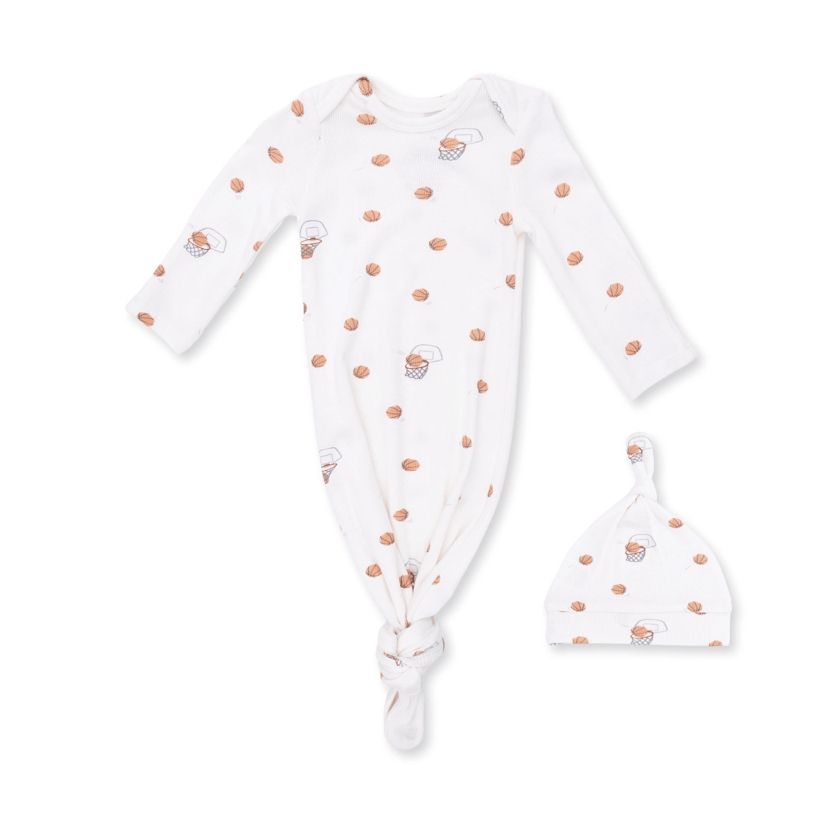 Angel Dear Knotted Gown and Knotted Hat, Mini Basketballs - Flying Ryno