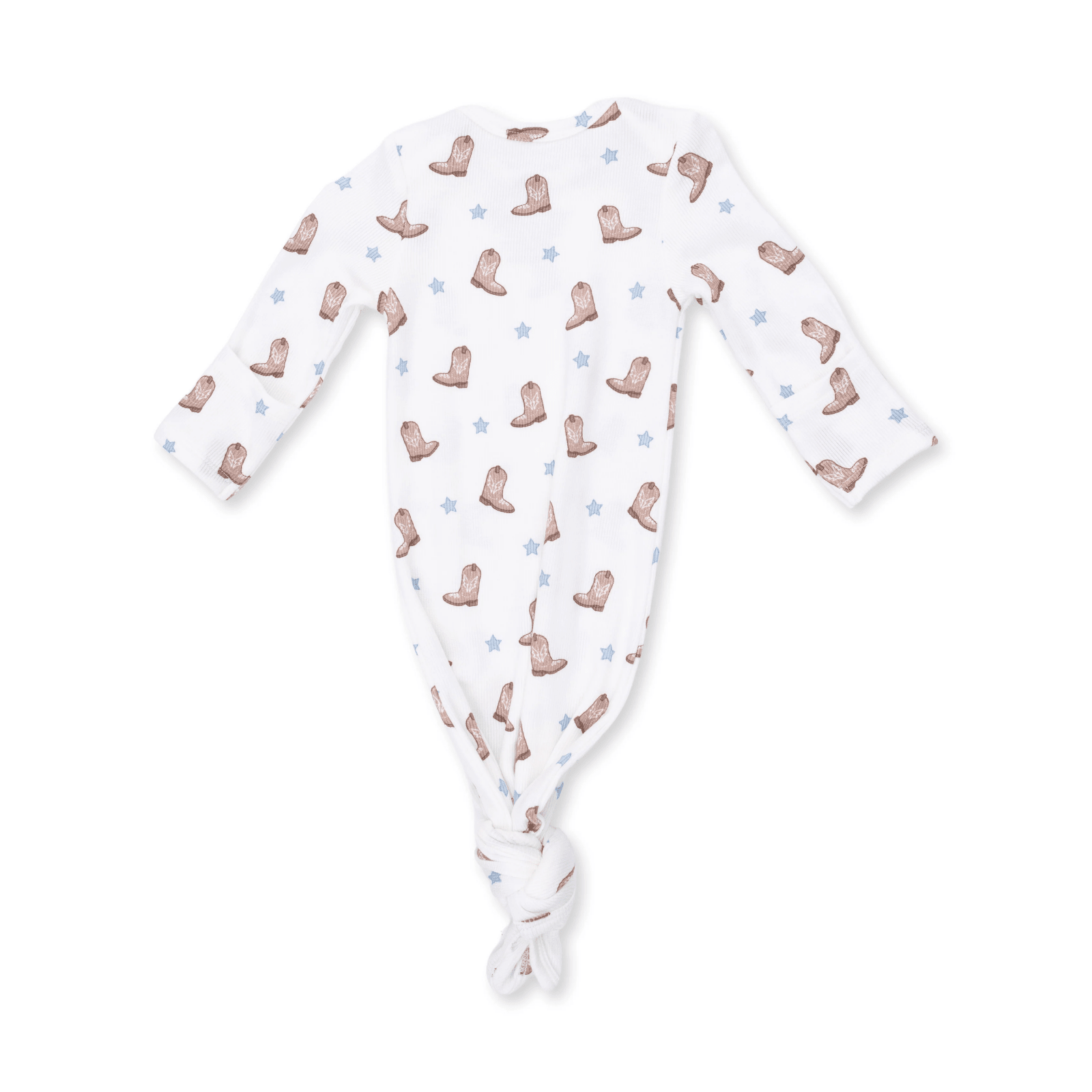 Angel Dear Knotted Gown and Knotted Hat, Mini Cowboy Boots - Flying Ryno