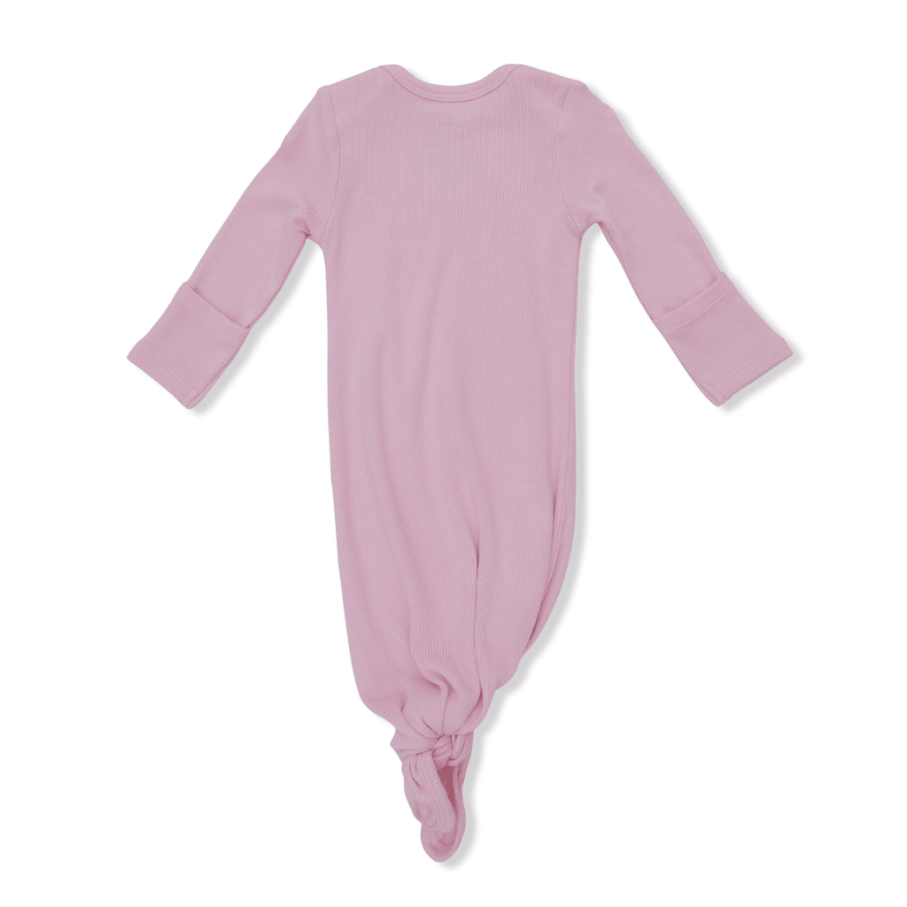 Angel Dear Knotted Gown and Knotted Hat, Solid Lilas - Flying Ryno