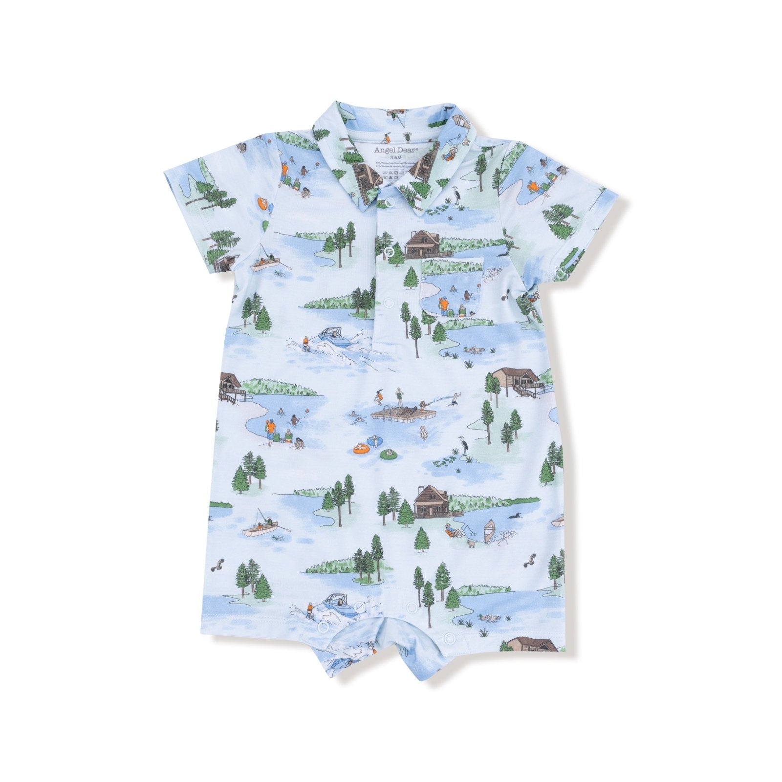 Angel Dear Lake Life - Polo Shortie - Flying Ryno