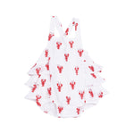Angel Dear Lobster Muslin Ruffle Sunsuit - Flying Ryno