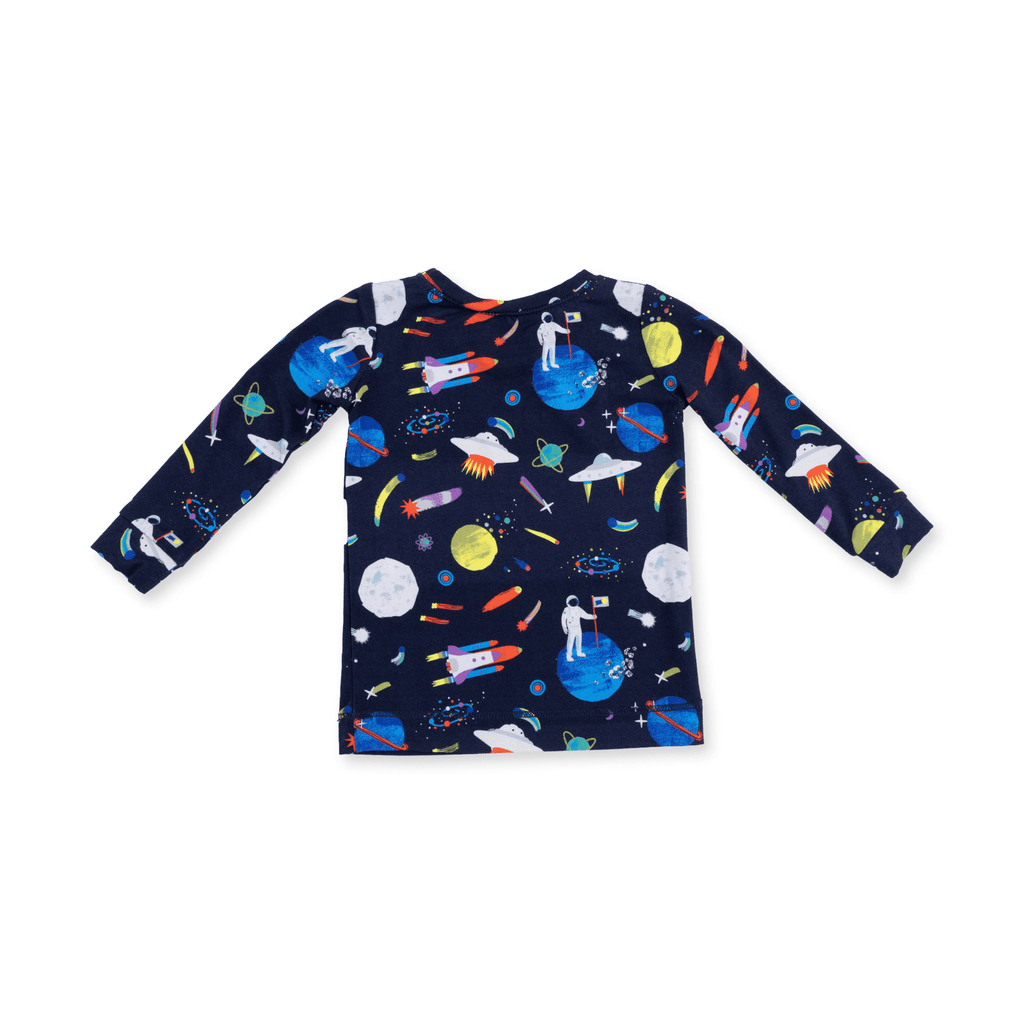 Angel Dear Long Sleeve Loungewear Set, Astronaut and Rockets - Flying Ryno