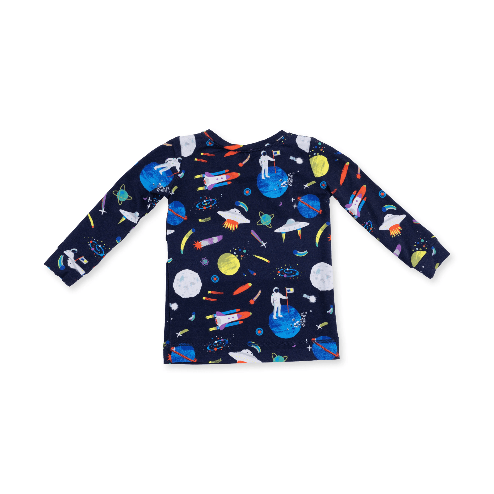 Angel Dear Long Sleeve Loungewear Set, Astronaut and Rockets - Flying Ryno
