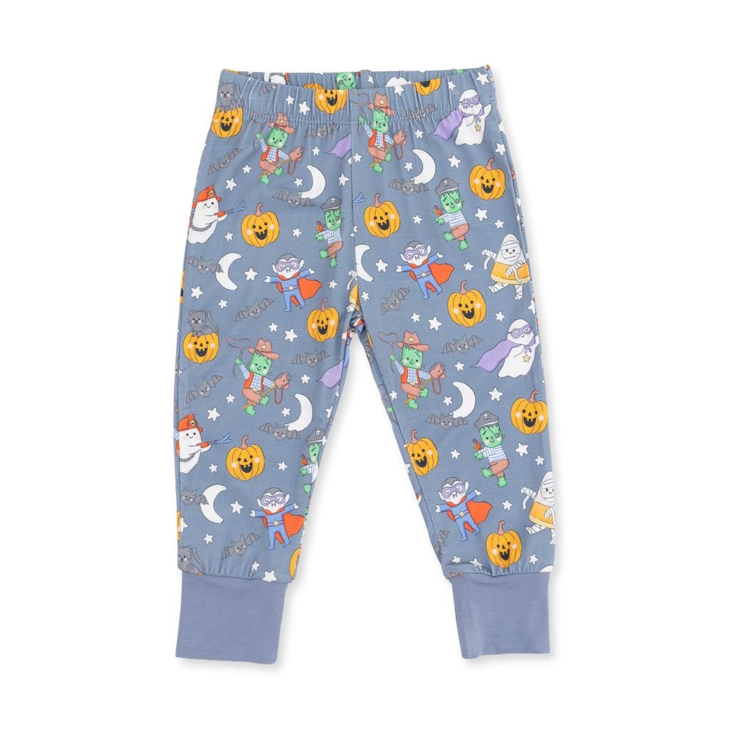 Angel Dear Long Sleeve Loungewear Set, Halloween Monster Dress Up Blue - Flying Ryno