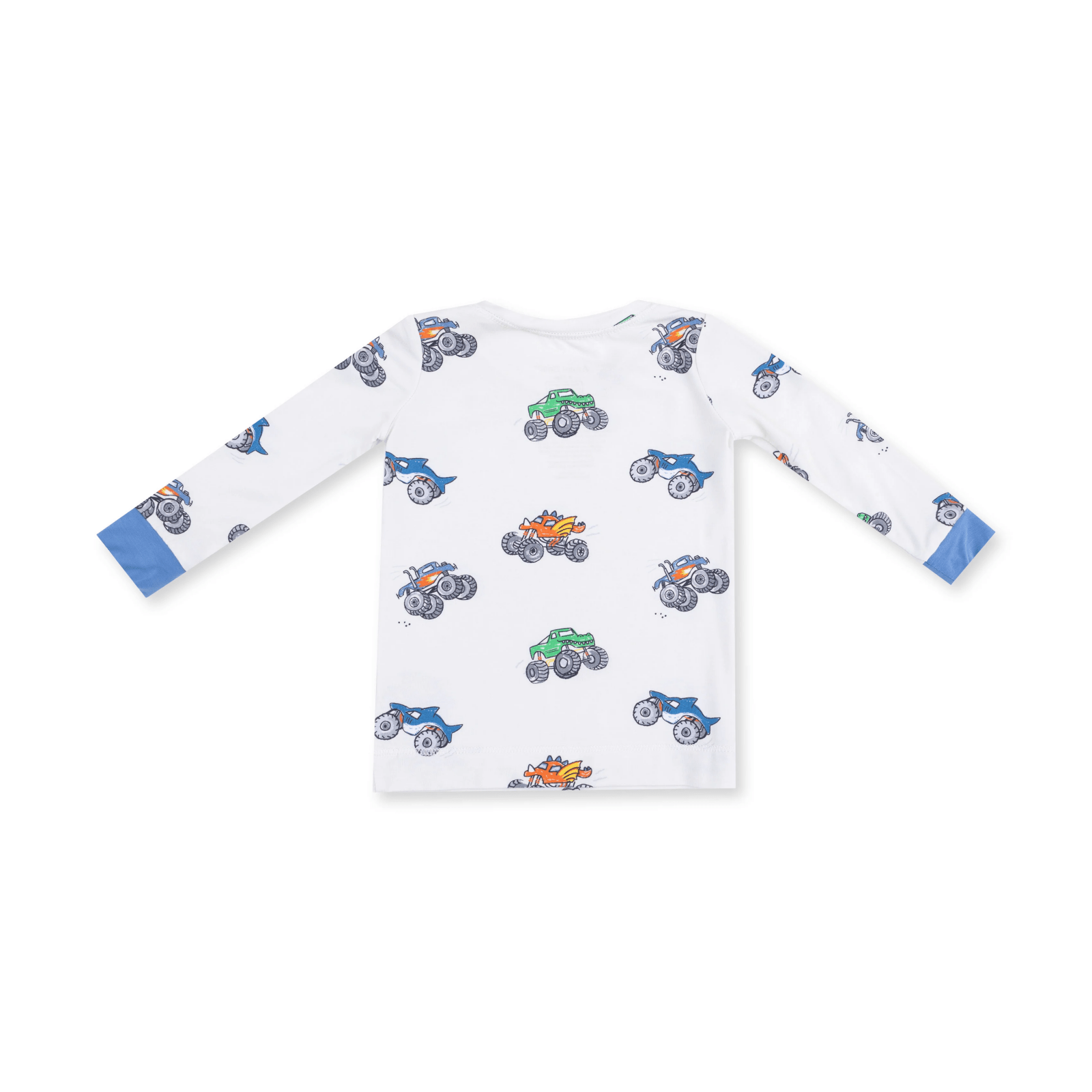 Angel Dear Long Sleeve Loungewear Set, Monster Trucks - Flying Ryno