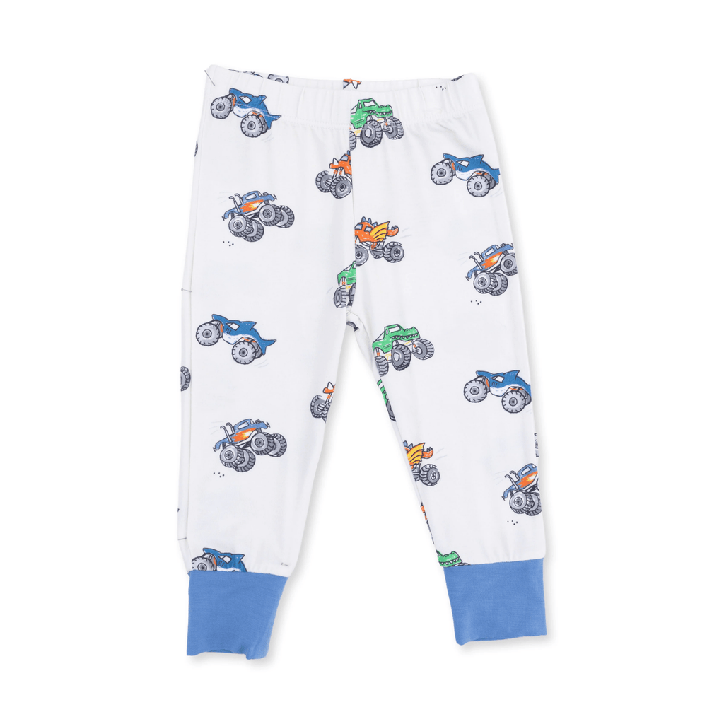 Angel Dear Long Sleeve Loungewear Set, Monster Trucks - Flying Ryno