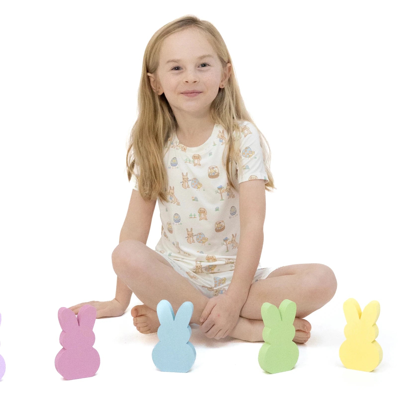 Angel Dear Loungewear Short Set, Easter Egg Hunt Uni - Flying Ryno
