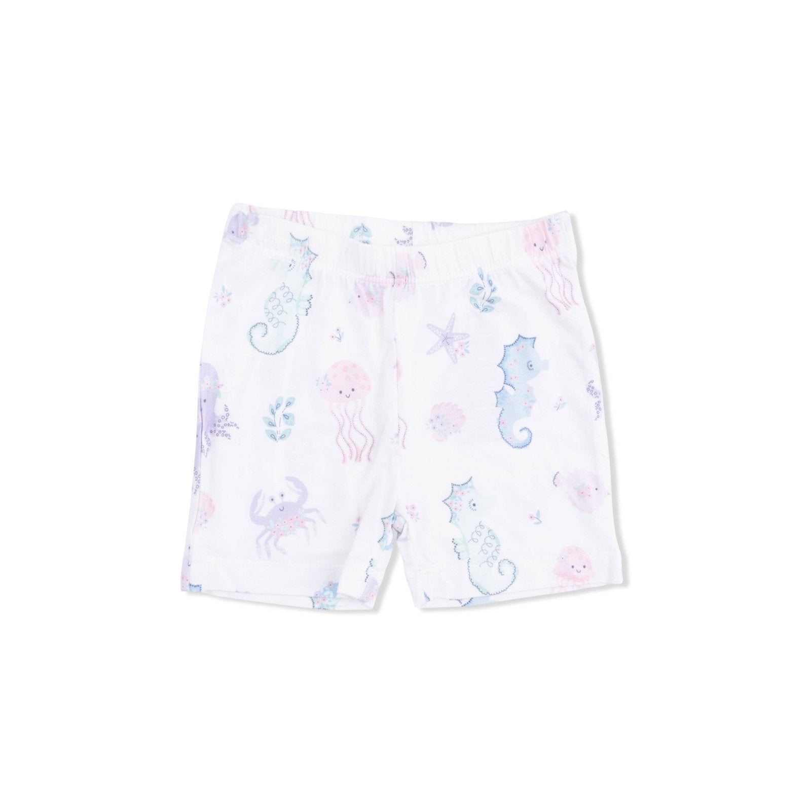 Angel Dear Loungewear Short Set, Floral Sea Creatures - Flying Ryno