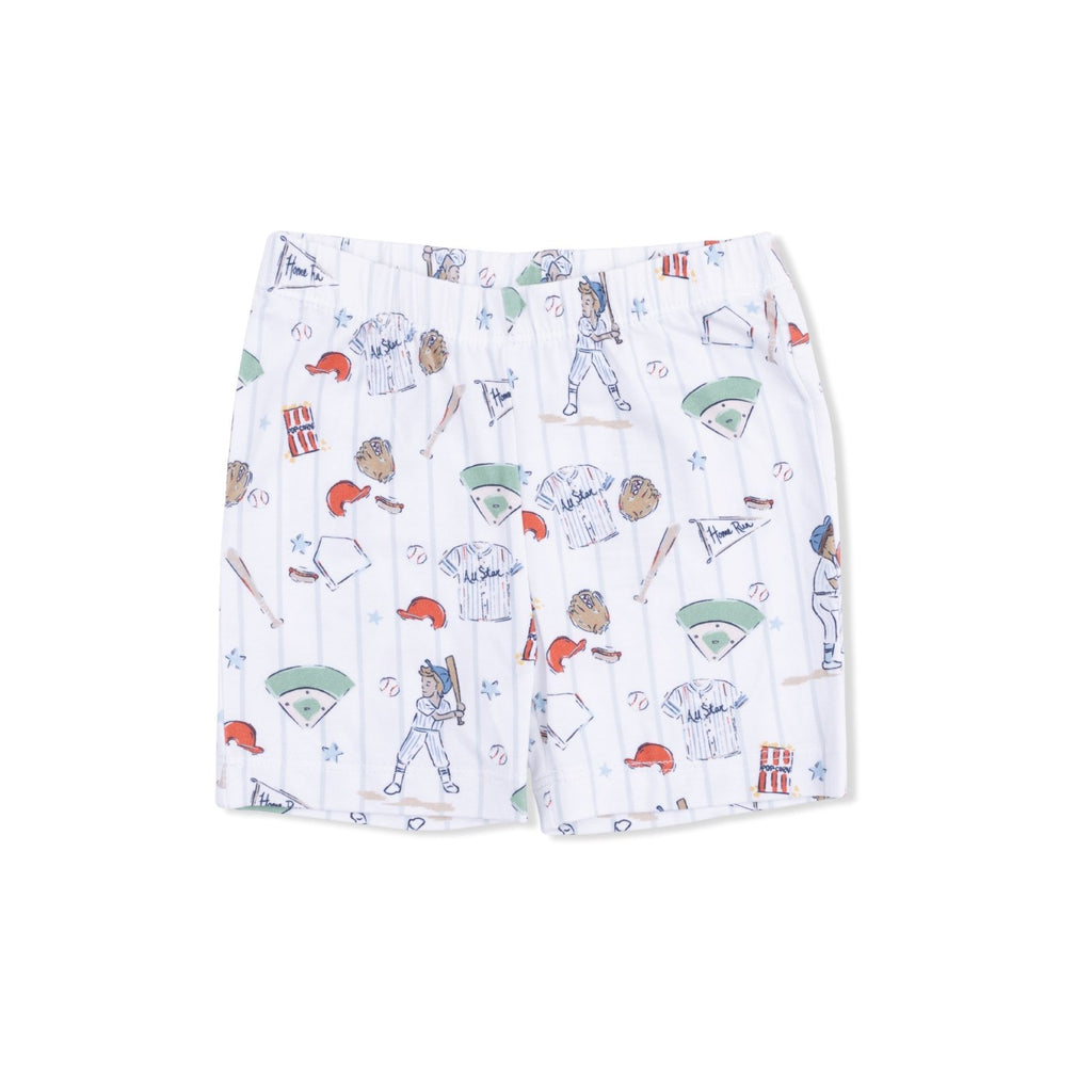 Angel Dear Loungewear Short Set, Home Run Baseball - Flying Ryno