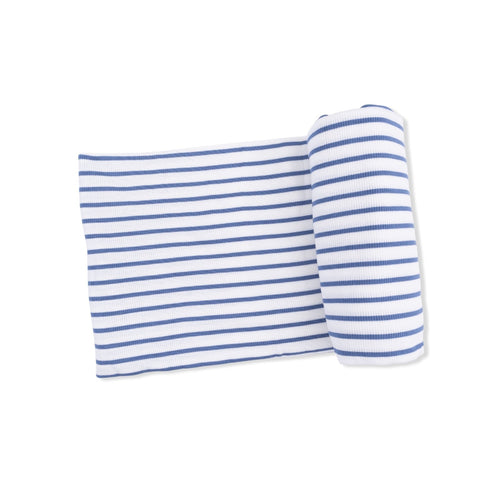 Angel Dear Navy Stripe - Swaddle Blanket - Flying Ryno