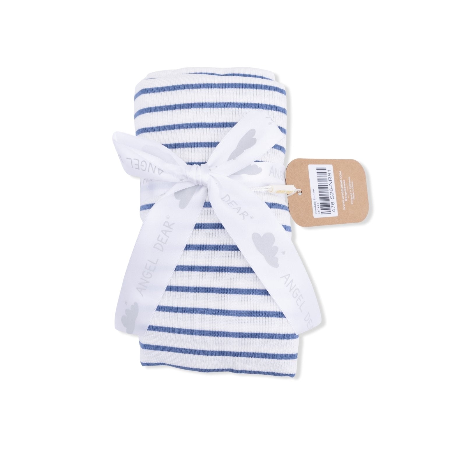 Angel Dear Navy Stripe - Swaddle Blanket - Flying Ryno