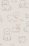 Angel Dear Neutral Pups - Longsleeve Loungewear Set - Flying Ryno