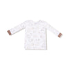 Angel Dear Neutral Pups - Longsleeve Loungewear Set - Flying Ryno