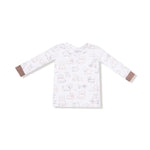 Angel Dear Neutral Pups - Longsleeve Loungewear Set - Flying Ryno