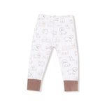 Angel Dear Neutral Pups - Longsleeve Loungewear Set - Flying Ryno