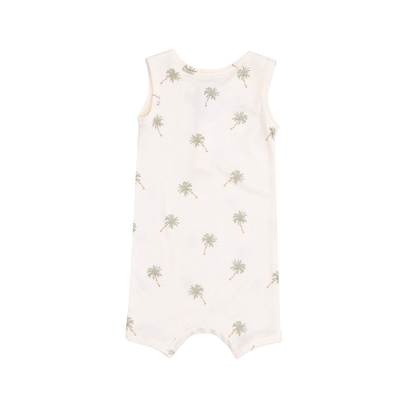 Angel Dear Palm Trees Sleeveless Shortie Romper - Flying Ryno