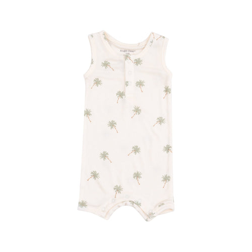 Angel Dear Palm Trees Sleeveless Shortie Romper - Flying Ryno