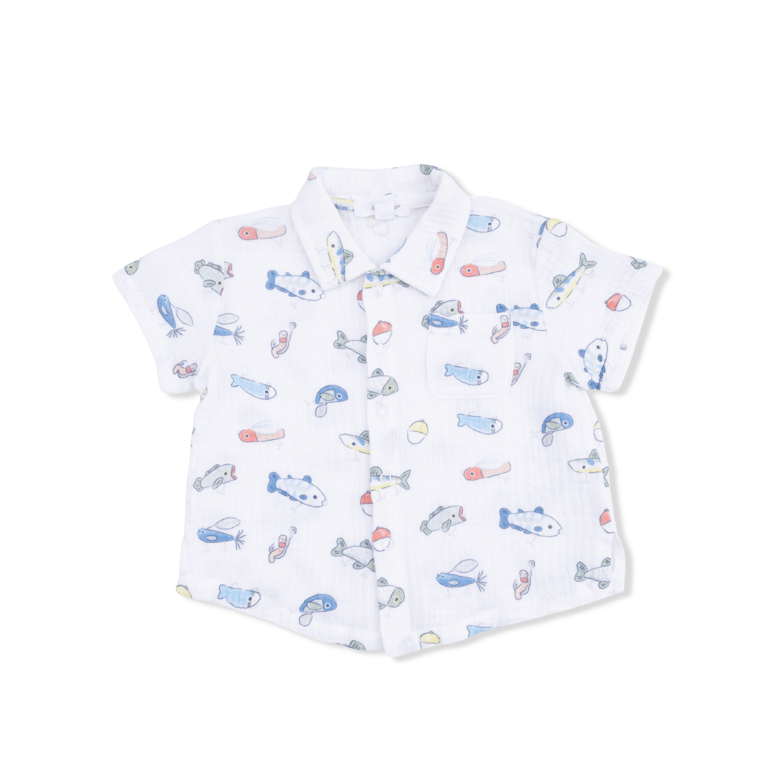 Angel Dear Polo Button Up with Casual Short, Fishing Lures - Flying Ryno