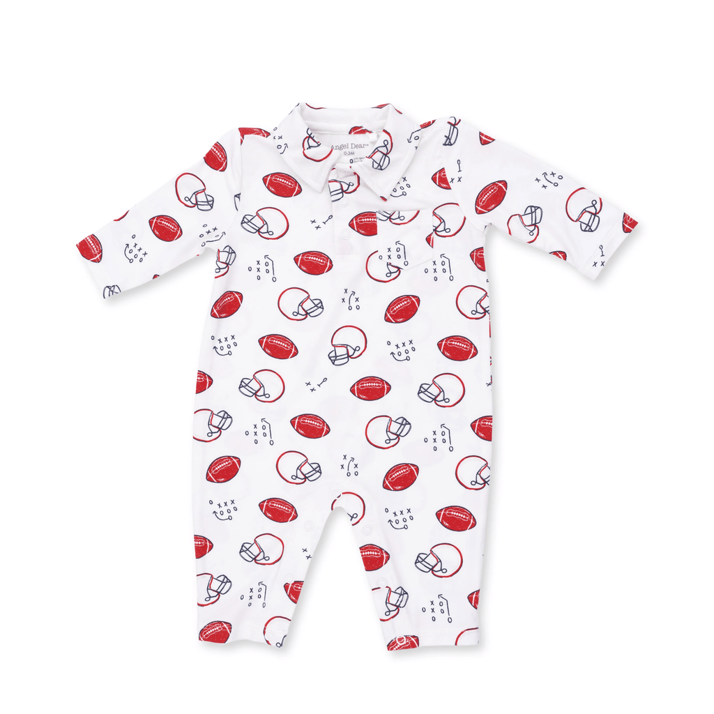 Angel Dear Polo Romper, Touchdown Time - Flying Ryno