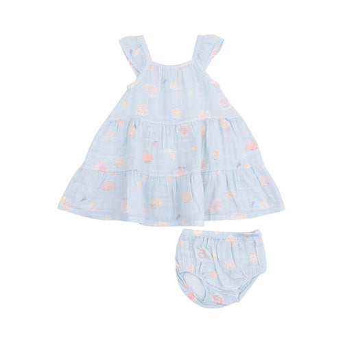 Angel Dear Pretty Seashells Twirly Sundress - Flying Ryno