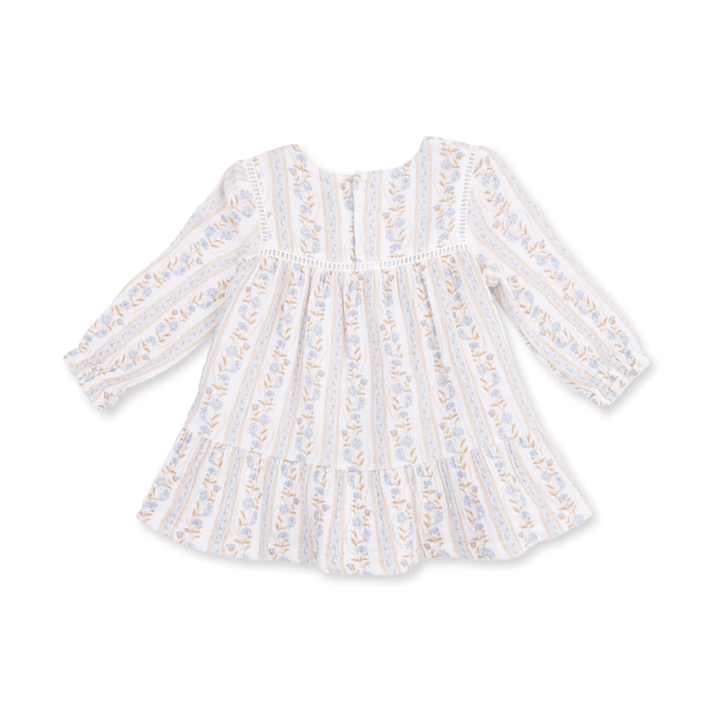 Angel Dear Puffed Long Sleeve Tiered Dress and Leggings, Catarina Floral - Flying Ryno