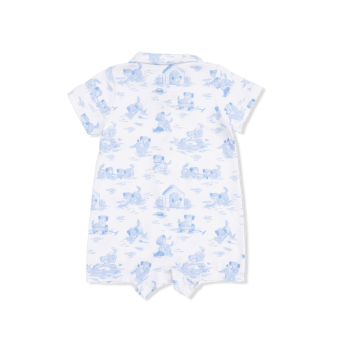 Angel Dear Puppy Toile Blue - Polo Shortie - Flying Ryno