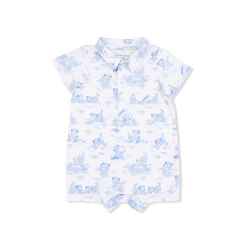 Angel Dear Puppy Toile Blue - Polo Shortie - Flying Ryno