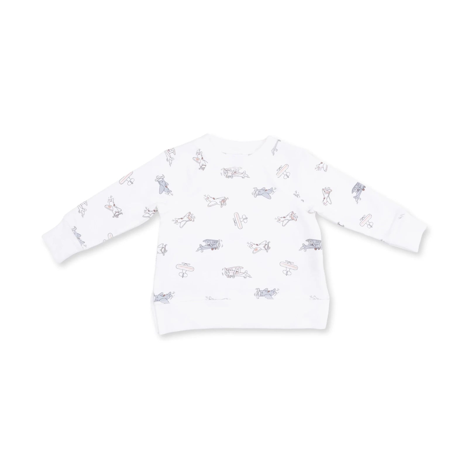 Angel Dear Raglan Sweatshirt, Vintage Airplane Pilots - Flying Ryno