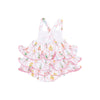 Angel Dear Ribbon Bouquets Ruffle Sunsuit - Flying Ryno