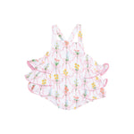 Angel Dear Ribbon Bouquets Ruffle Sunsuit - Flying Ryno
