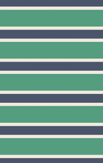 Angel Dear Rugby Stripe - Green And Navy - Polo Romper - Flying Ryno