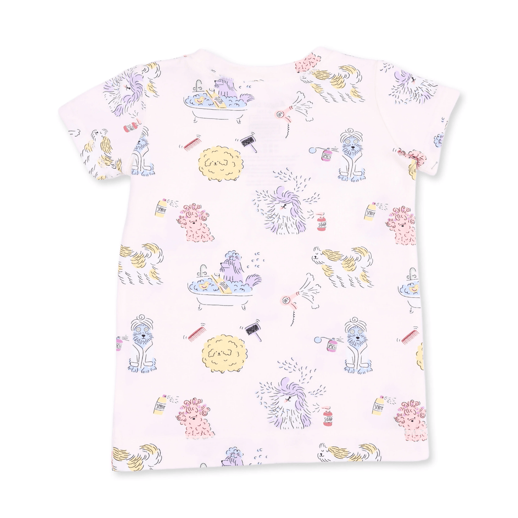 Angel Dear Short Sleeve Loungewear Set, Spa Dogs - Flying Ryno