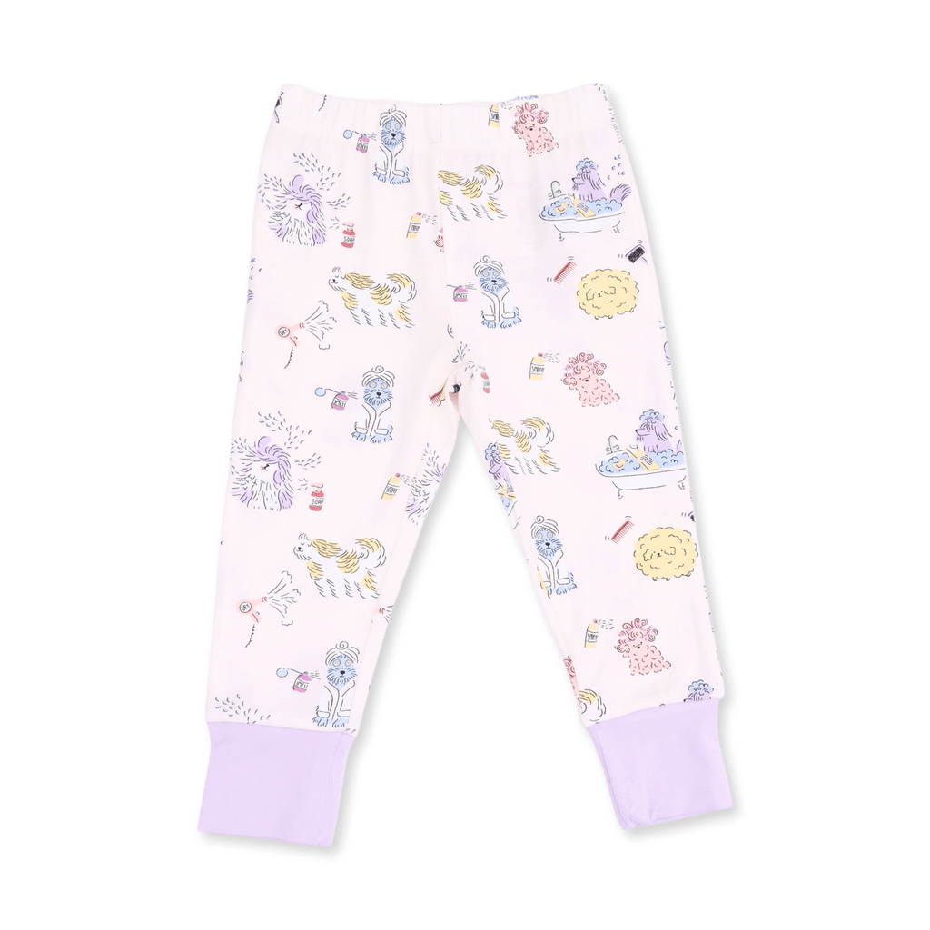 Angel Dear Short Sleeve Loungewear Set, Spa Dogs - Flying Ryno