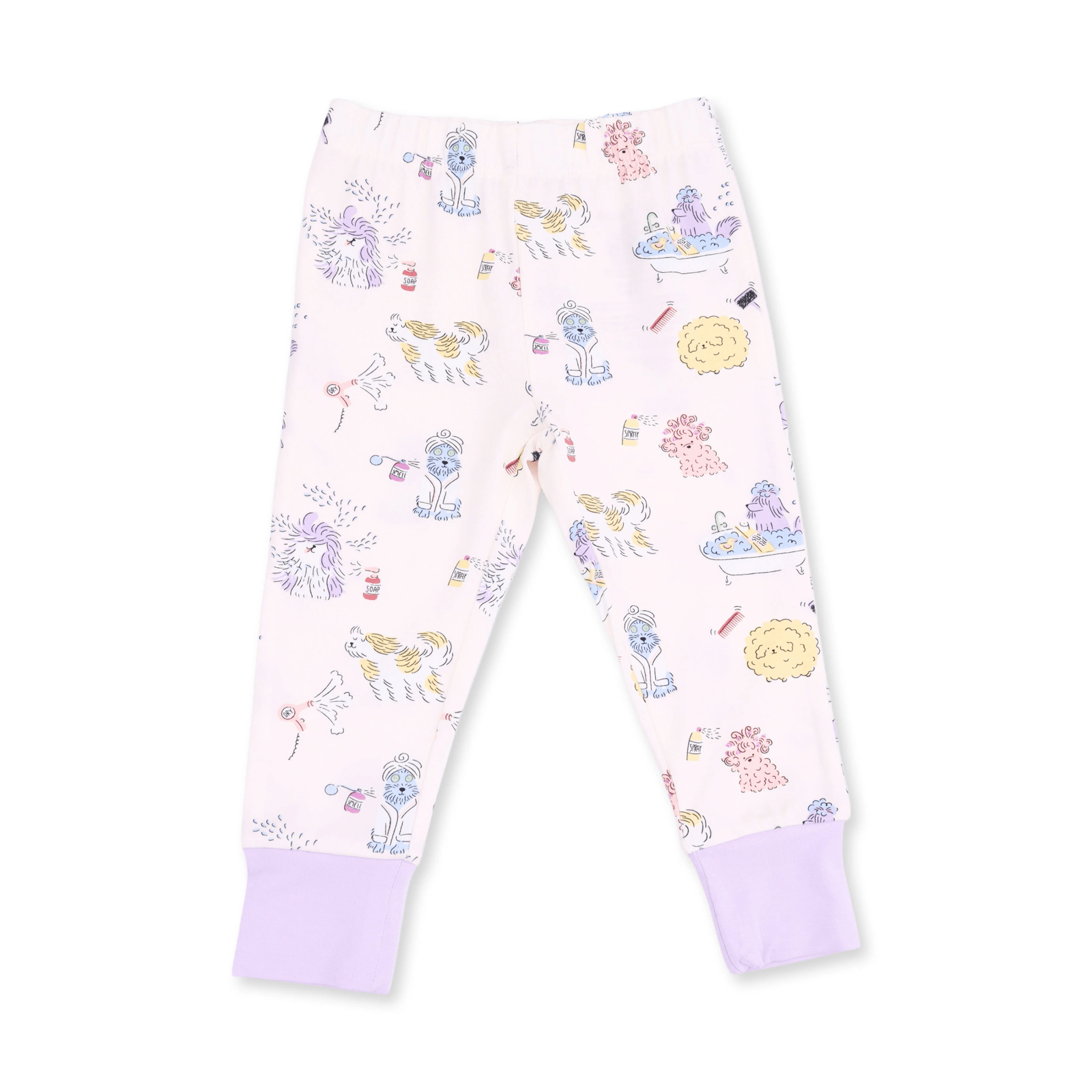 Angel Dear Short Sleeve Loungewear Set, Spa Dogs - Flying Ryno