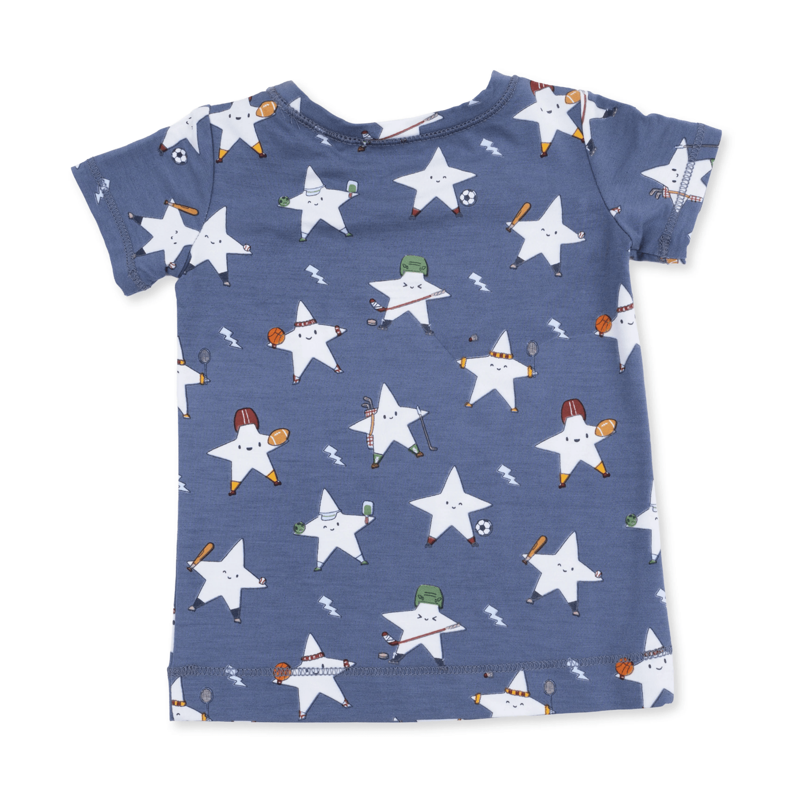 Angel Dear Short Sleeve Loungewear Set, Sports All Stars Glow in the Dark - Flying Ryno
